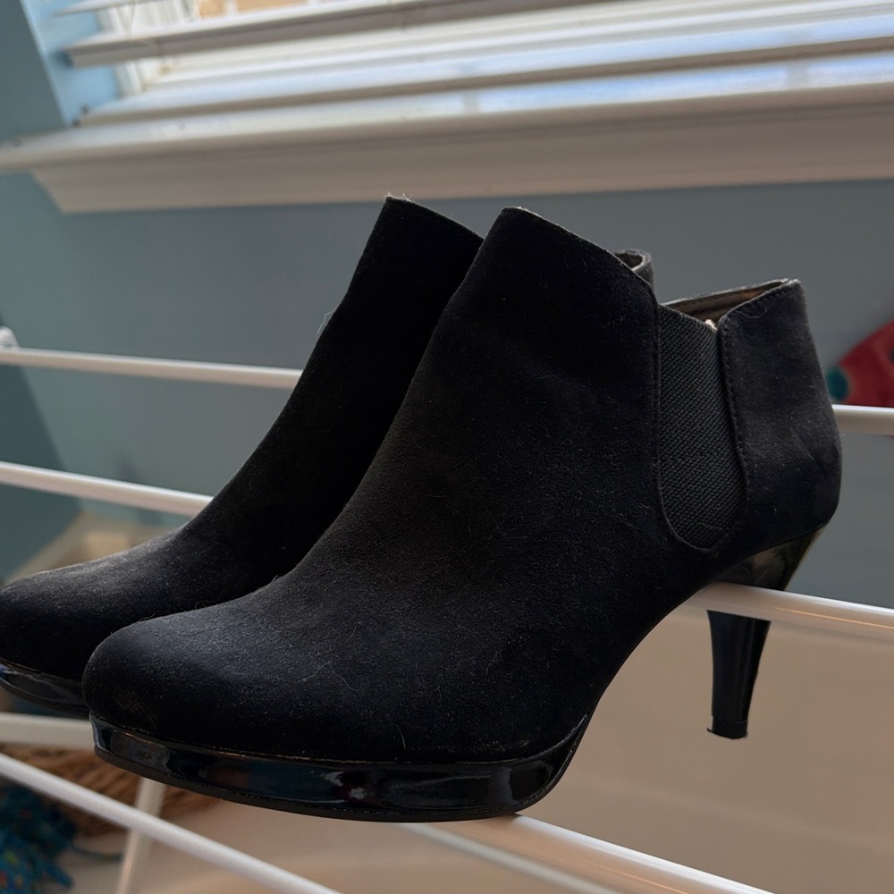 Suede booties